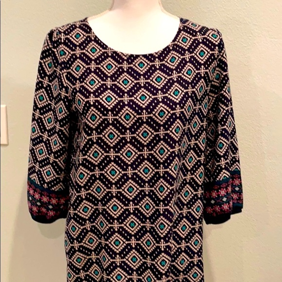 Ovi Print Dress Size Small - Picture 3 of 10